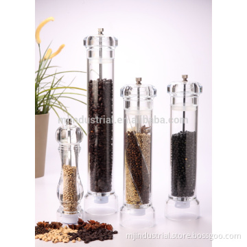 High Quality Transparent Acrylic Pepper & Salt Mills